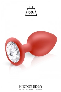 imports Plug bijou silicone rouge M - Hidden Eden  17,52 €