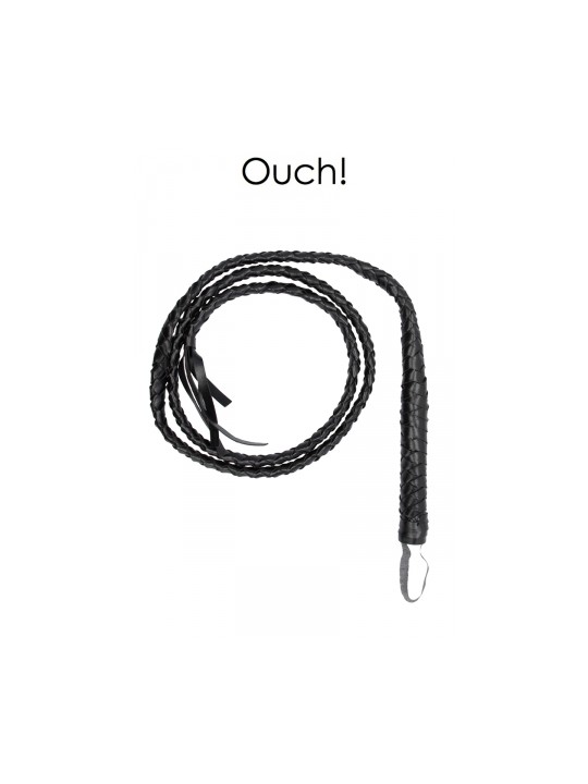 imports Fouet Twisted Whip - Ouch! Ce fouet Twisted de la marque Ouch! est un accessoire réalisé en simili cuir. Il mesure plus 