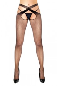 Bas et Collants Collant résille ouvert noir Flavia - Anne d'Alès  19,66 €