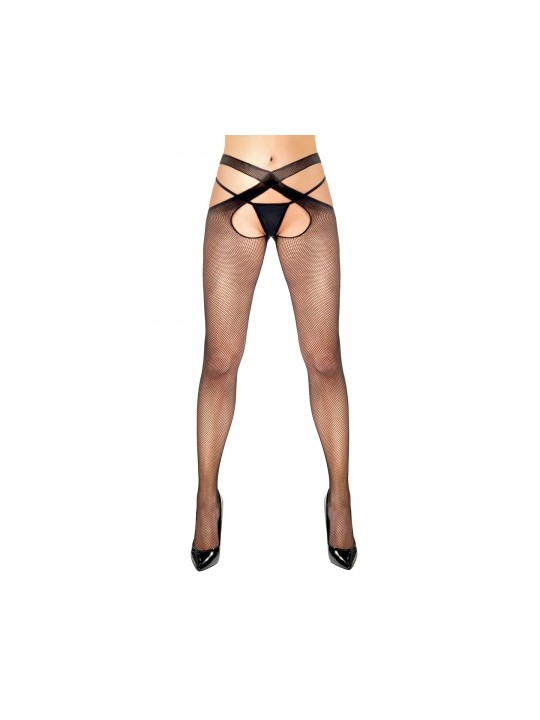 Bas et Collants Collant résille ouvert noir Flavia - Anne d'Alès  19,66 €