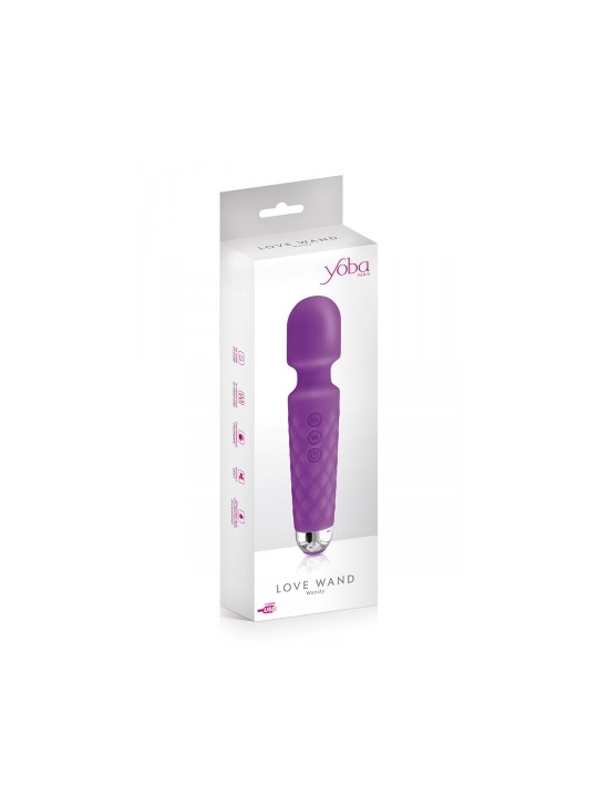 imports Vibro Love Wand rechargeable violet - Yoba  30,89 €