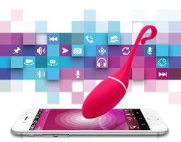 Connected eggs Vibrating egg Irena I - 16 x 3.5 cm - Rose ena I is a rechargeable sex toy but also waterproof. It is made in a s