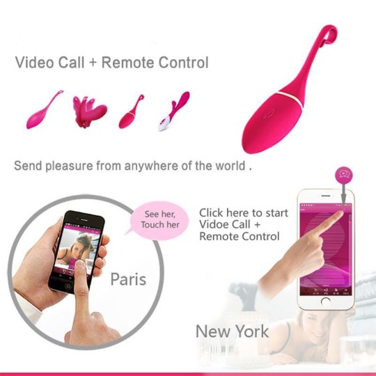 Connected eggs Vibrating egg Irena I - 16 x 3.5 cm - Rose ena I is a rechargeable sex toy but also waterproof. It is made in a s