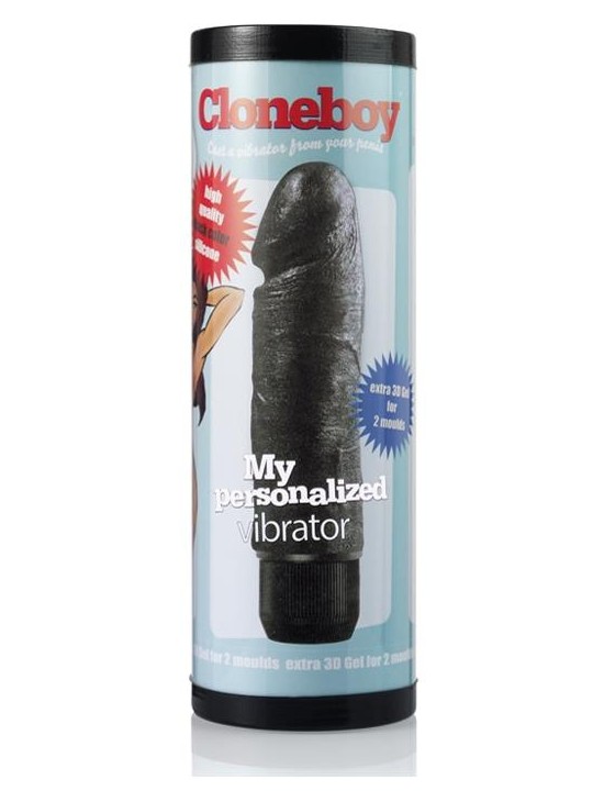 Moulds Godes Cloneboy for black vibrating dildo Scope of the Molding Pack: a tube a silicone-caut rubber material pink a hardene