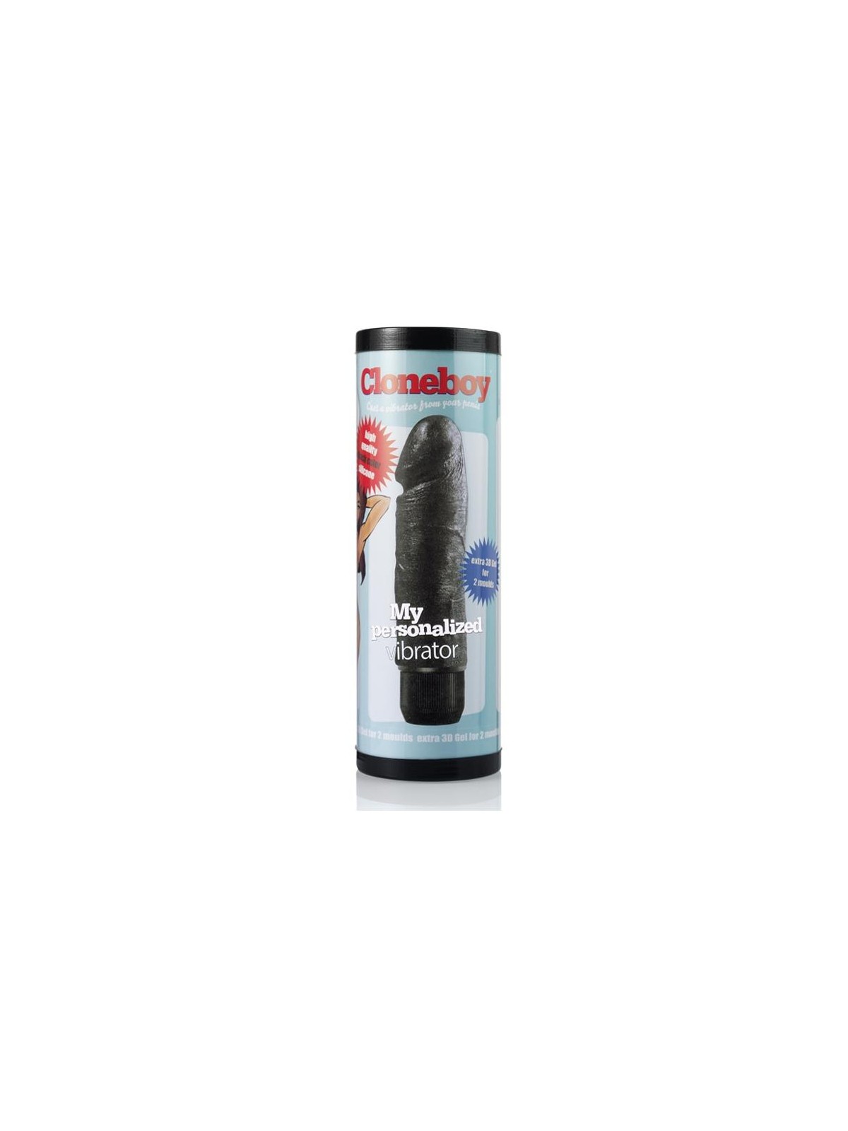 Moulds Godes Cloneboy for black vibrating dildo Scope of the Molding Pack: a tube a silicone-caut rubber material pink a hardene