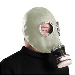 imports Masque à gaz avec filtre Breath Game Gris Précautions d'utilisation : l'utiliser impérativement avec un partenaire. Ne p